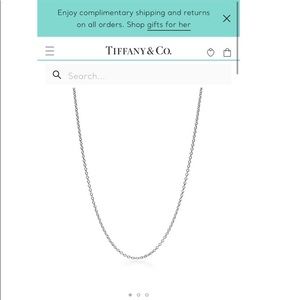 Tiffany and Co. silver chain